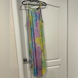 Women’s MRT1030 Tie Dye Maxi Dress Size 3x